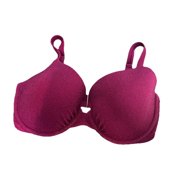 Victoria’s Secret Swim Shimmer Icon Push-Up Pink Bikini Top - Picture 2 of 6